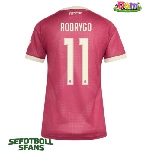 Real Madrid Rodrygo Goes #11 Tredje Tröja Kvinnor 2026-27 Kortärmad